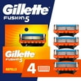 thumbnail interactive-video image 1 of Gillette Fusion5 Razor Blade Refill ,Manual Razor Men , 4 count, 1 of 12