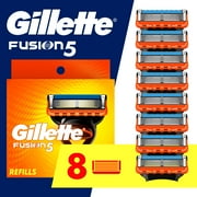 Gillette Fusion5 Razor Blade Refill ,Manual Razor Men , 8 count