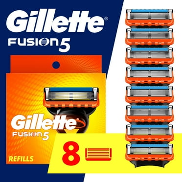 Gillette Fusion5 Razor Blade Refill ,Manual Razor Men , 8 count