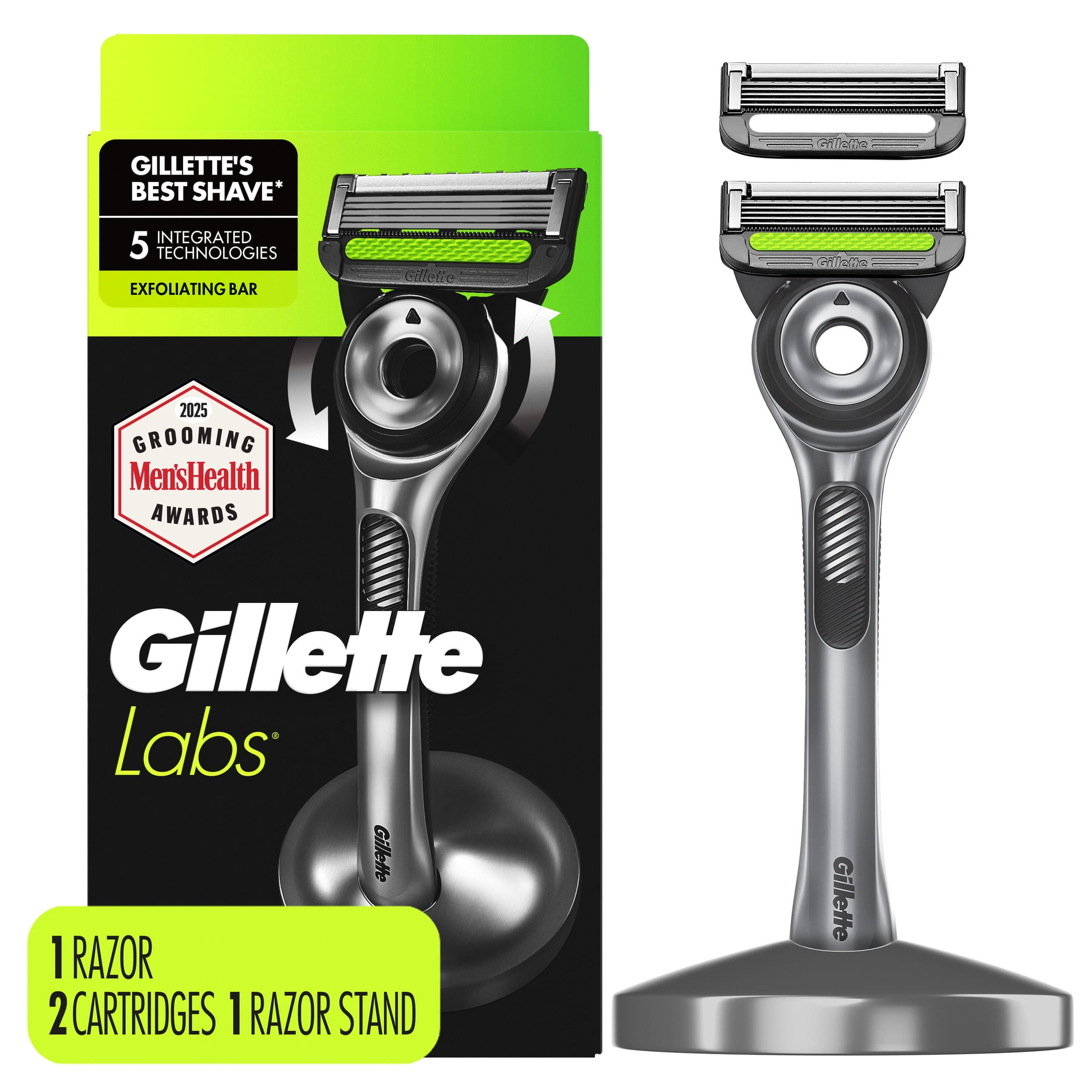 Gillette Labs メンズ剃刀1,5倍 １６枚入り新品 Gillette Labs Men's Razor with Exfoliating Bar, 2 Blade Refills
