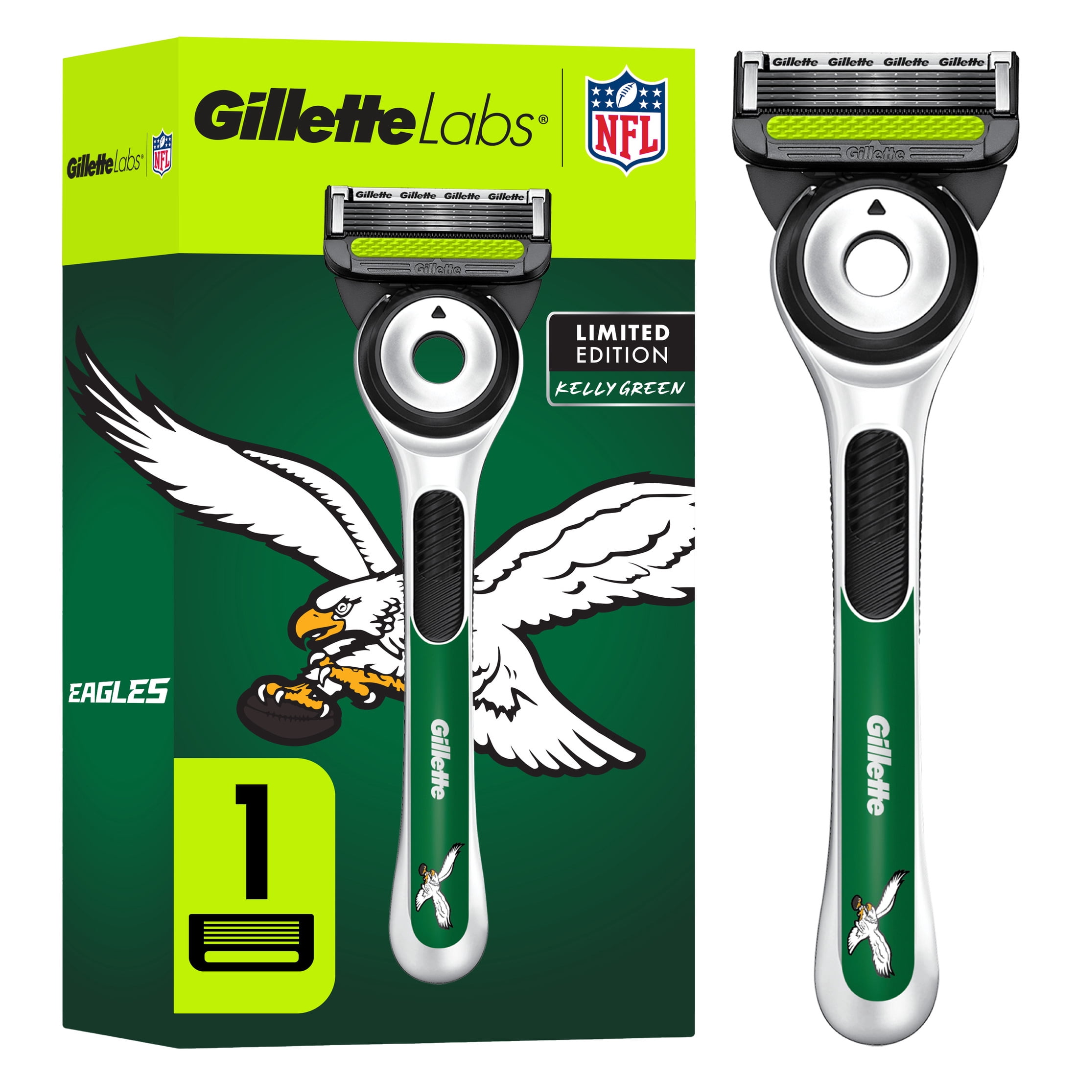 Signed A Razer Note Gillette Labs Official Eagles Licensed Razor for Men, Perfect for Game ...