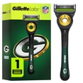 thumbnail image 1 of Gillette Labs Official Packers Licensed Razor for Men, 1 Handle, 1 Blade Refill, 1 of 11