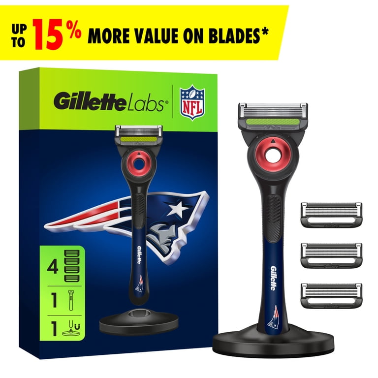 Gillette Labs Official Patriots Licensed Razor for Men, 1 Handle