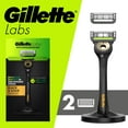 thumbnail image 1 of Gillette Labs with Exfoliating Bar Men's Razor Gold Edition - 1 Handle, 2 Blade Refills, 1 of 9