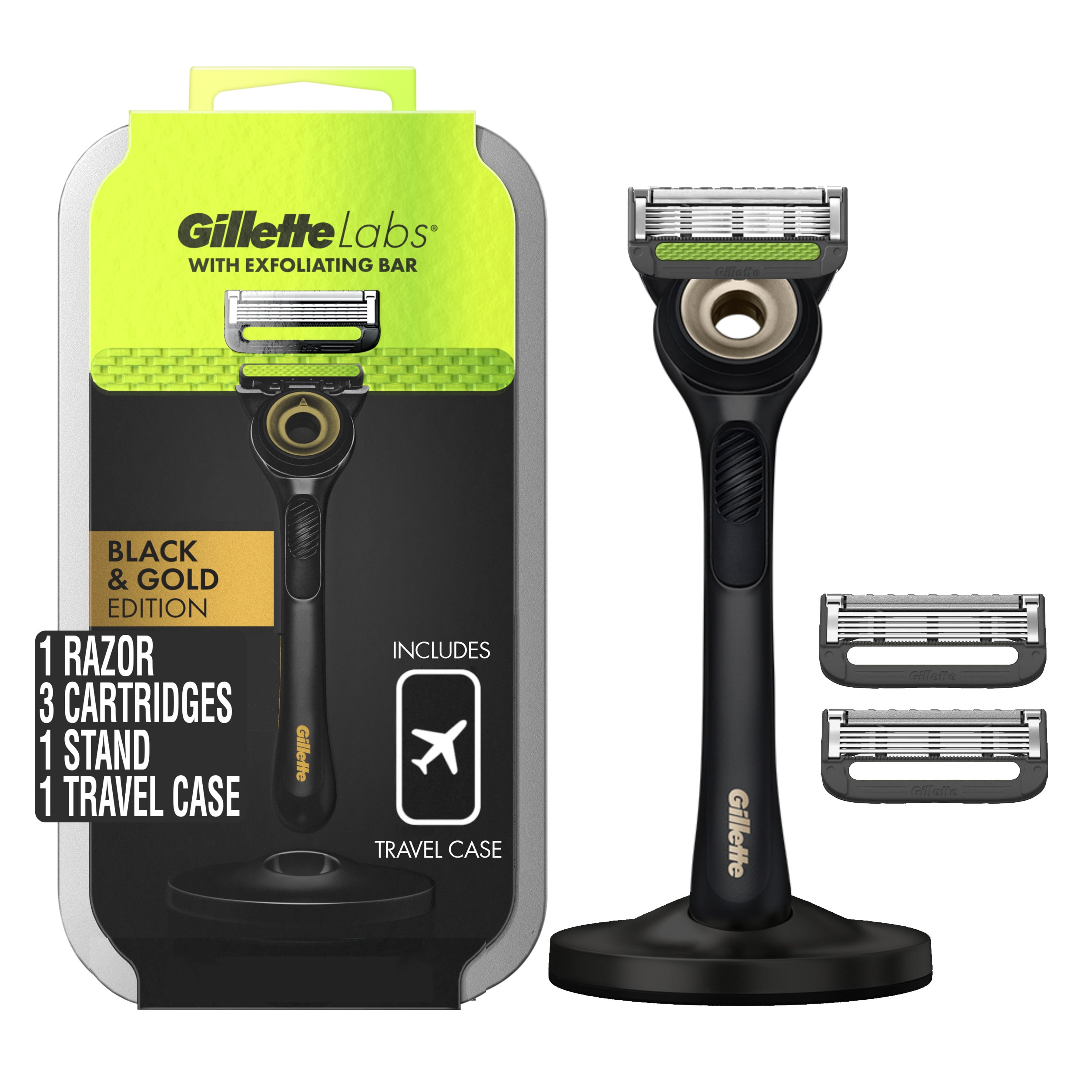 Gillette Labs with Exfoliating Bar Men s Razor Gold Edition 3