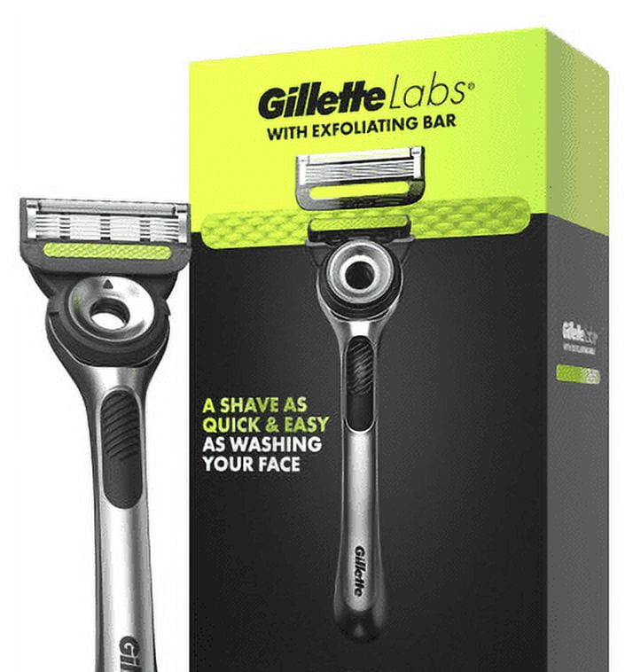 Gillette Labs Shaving Razor with Exfoliating Bar, Groom Care, 1