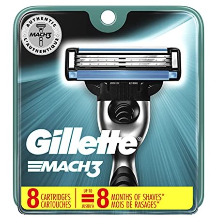 Gillette Mach3 Men’S Razor Blades - 8 Refills (Packaging May Vary