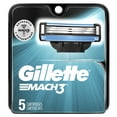 thumbnail image 1 of Gillette Mach3 Men's Razor Blades - 5 Refills, 1 of 9