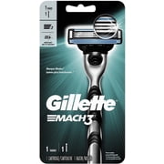 Gillette Mach3 Mens Razor, Handle & 1 Blade Refill 1 ea Pack of 2
