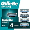 thumbnail image 1 of Gillette Mach3 Razor Blade Refill ,Manual Razor Men , 4 count, 1 of 12