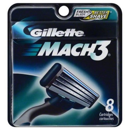 Gillette Mach3 Refill Cartridges, 8 Count