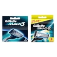 thumbnail image 1 of Gillette Mach3 Refill Razor Blade Cartridges, 10 Count (8ct+2ct), 1 of 1