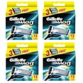 thumbnail image 1 of Gillette Mach3 Refill Razor Blade Cartridges, 12 Count (Pack of 4), 1 of 1