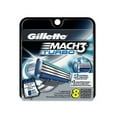thumbnail image 1 of Gillette Mach3 Turbo Razor Refill Cartridges, 8 Ct + 3 Count Eyebrow Trimmer, 1 of 2