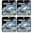 thumbnail image 1 of Gillette Mach3 Turbo Razor Refill Cartridges, 8 Ct (Pack of 4) + LA Cross Manicure 74858, 1 of 1