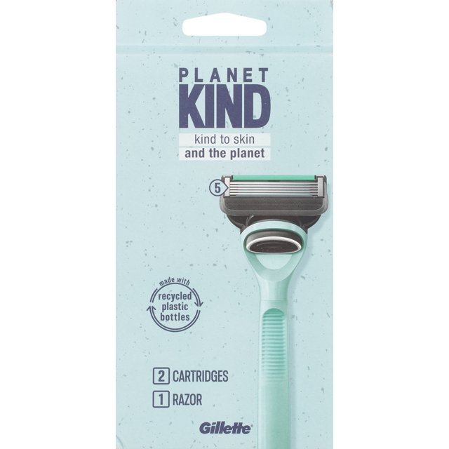Gillette Kind 5Blade Razor Kit 1 Handle + 2 Cartridges