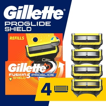 Gillette Pro Glide Shield Men's Razor Blade Refill Cartridges, 4 Count