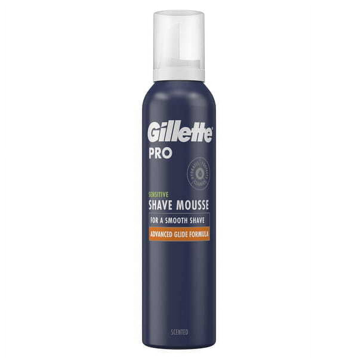 Gillette Pro Shave Mousse, Sensitive Skin, Scented, 8 oz (240ml