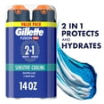 thumbnail interactive-video image 1 of Gillette Pro Shaving Gel for Men, Fragrance Free, Twin Pack, 14 oz, 1 of 11