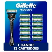 Gillette ProGlide Mens Razor Handle + 13 Cartridges