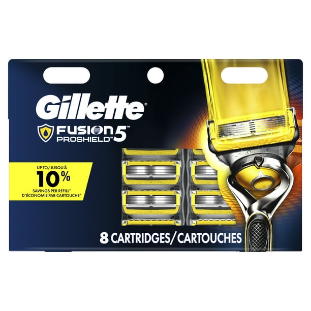 Gillette Fusion5 ProShield Men's Razor Blade Refills, 8 Ct