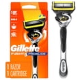 thumbnail image 1 of Gillette Fusion5 ProGlide Shield Shaving Razor for Men, 1 Razor Handle, 1 Refill, 2x Lubrication, FlexBall Handle and Precision Trimmer for Men, 1 of 11