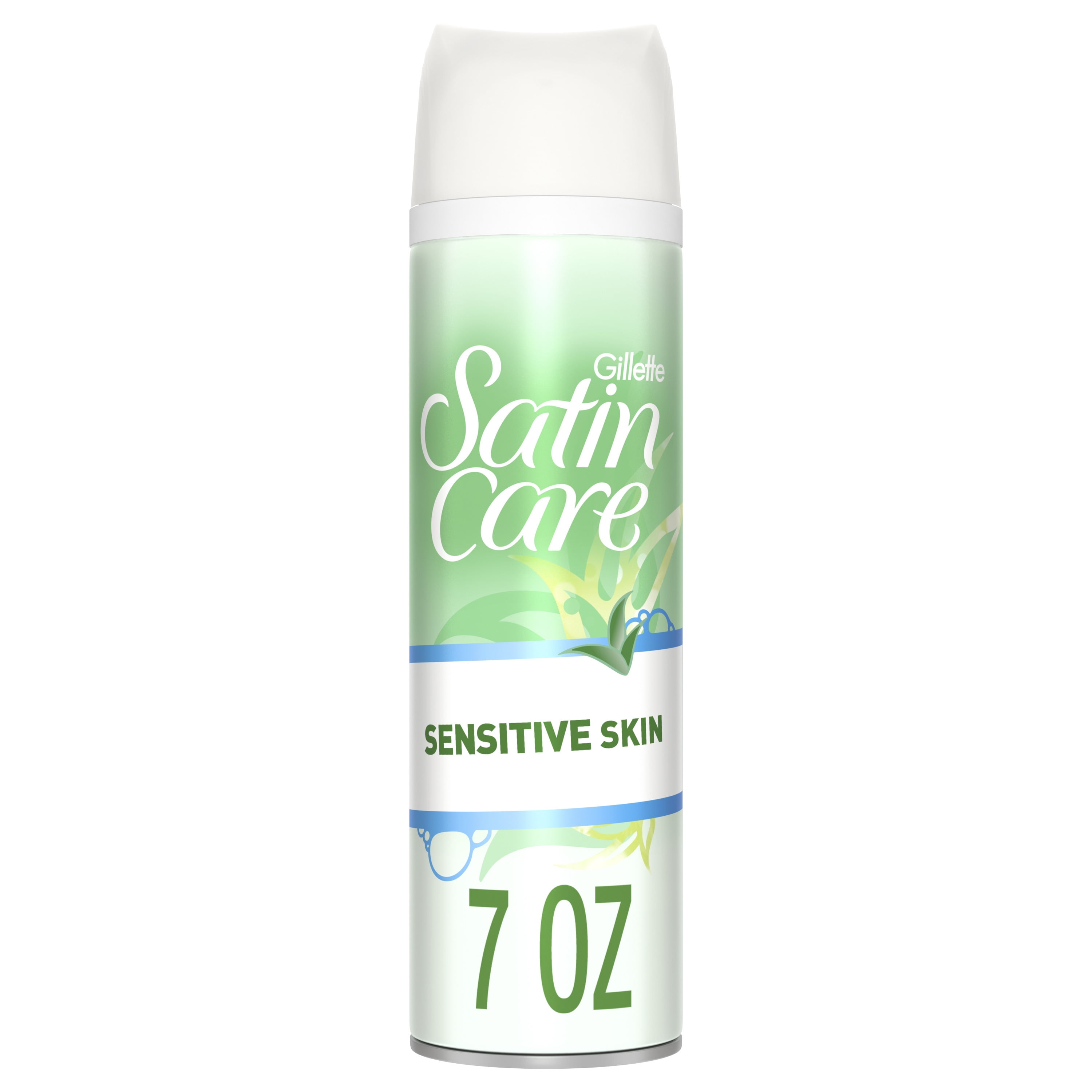 Gillette Satin Care Sensitive Shave Gel for 7 Oz - Walmart.com