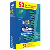 Gillette  Sensor 2  Plus   Disposable Razor (52 count)