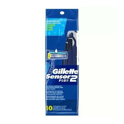 Gillette Sensor 2 Pus Razors 10 Each (Pack of 6)