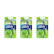 Gillette Sensor 3 Disposable Razors Mens 4 Each Pack of 3
