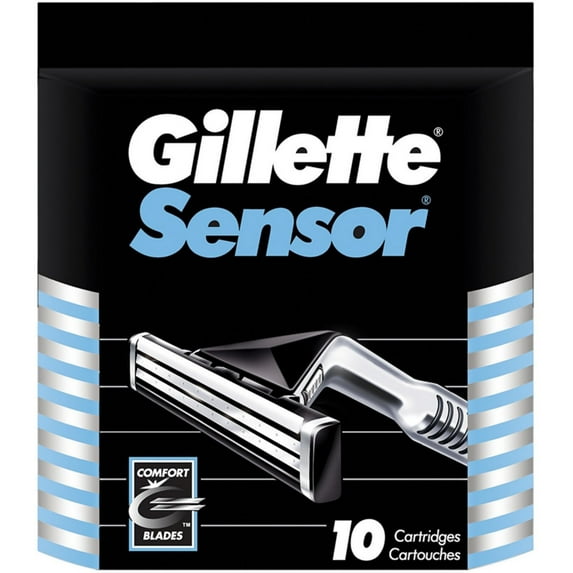 Gillette Sensor Cartridges 10 ea (Pack of 2)