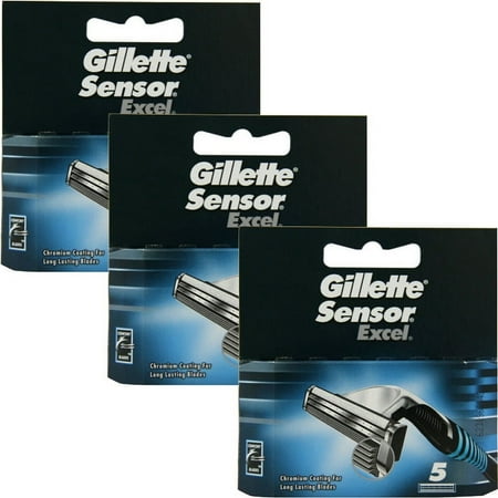 Gillette Sensor Excel Men's Razor Blade Refills - Pack of 5