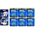 thumbnail image 1 of Gillette Sensor Excel Razor w/ 3 Cartridges + Gillette Sensor3 8 Ct. Refill Blades (Pack of 6) + LA Cross Manicure 74858, 1 of 2