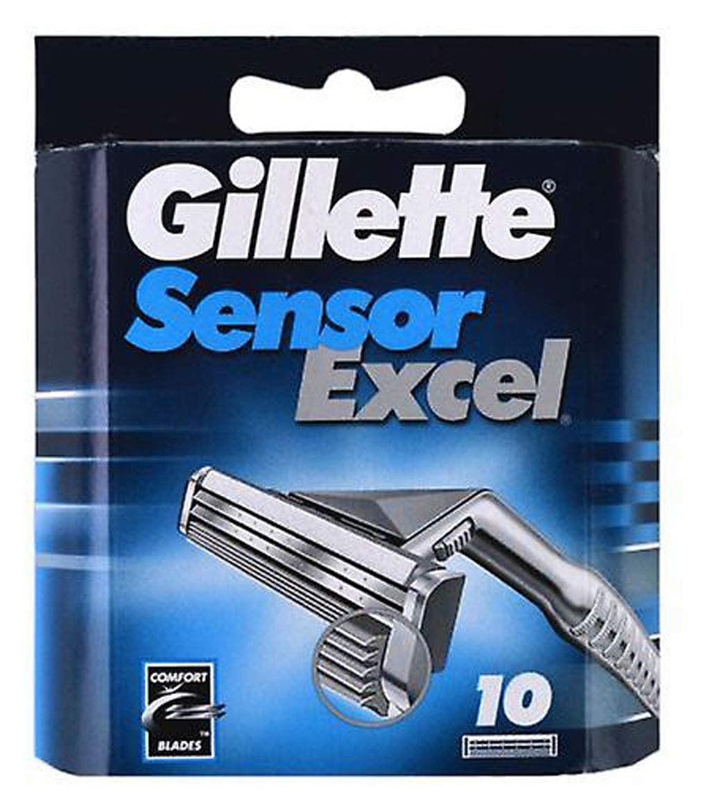 Gillette Sensor Excel Refill Blade Cartridges, 10 count