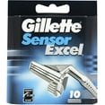 thumbnail image 1 of Gillette Sensor Excel Refill Blade Cartridges, 10 count, 1 of 1