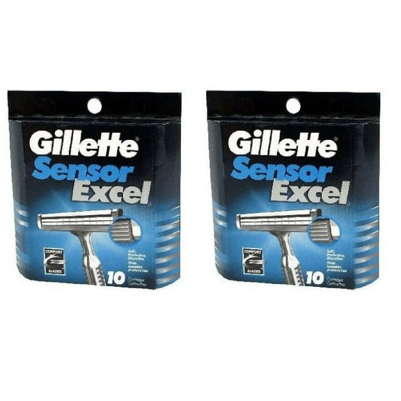 Gillette Sensor Excel Refill Blades, 20 Count