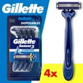 thumbnail image 1 of Gillette Sensor3 Men's Disposable Razor, Blue, 4 Razors, 1 of 12