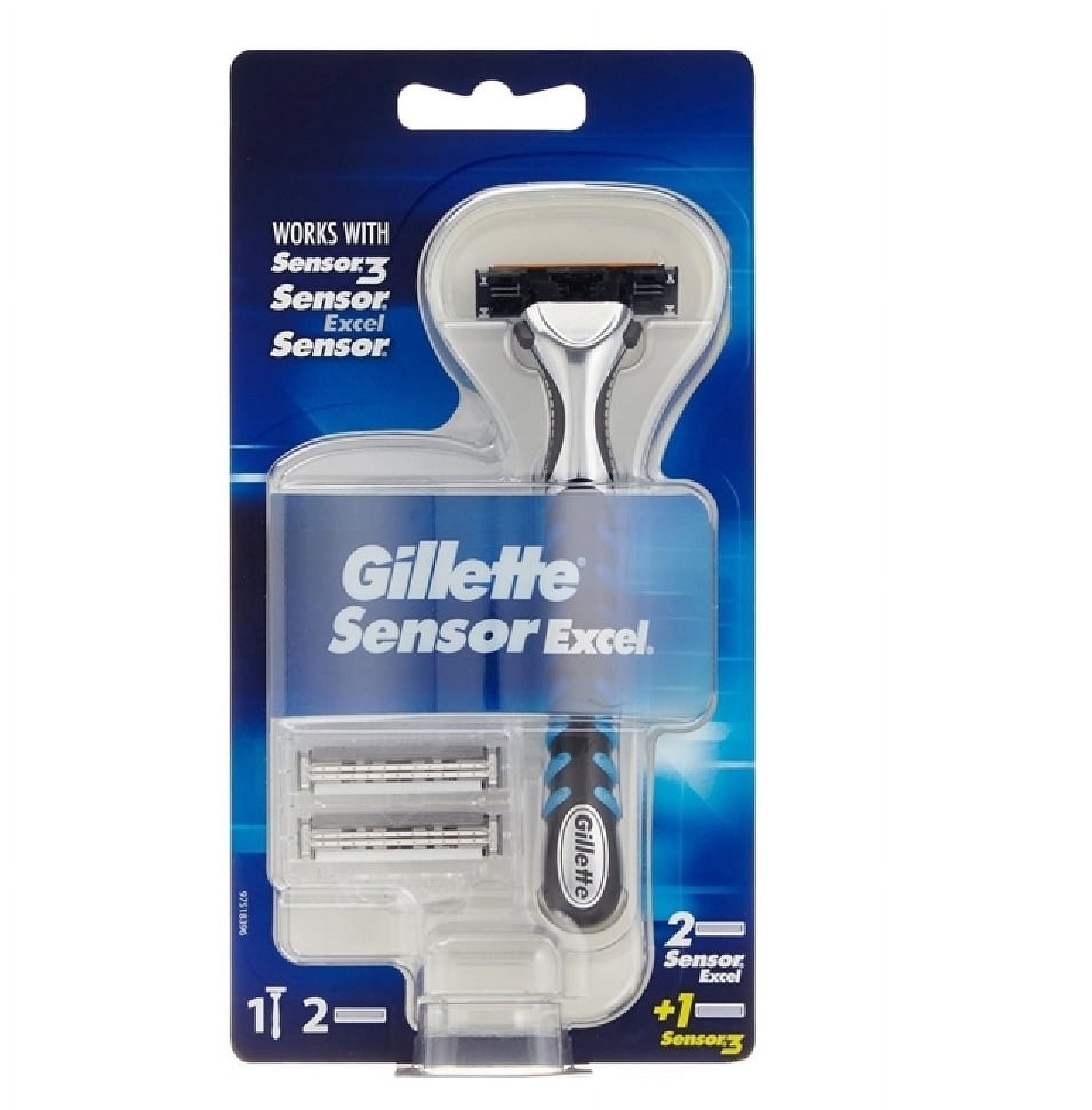Gillette Razor Handle for Sensor, Sensor Excel & Sensor 3 Blades