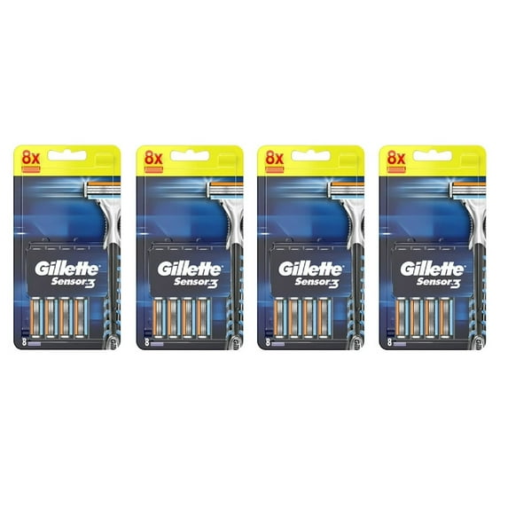 Gillette Sensor3 Refill Blade Cartridges, 4 Count (Pack of 4)