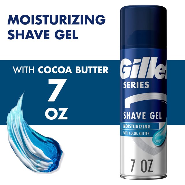 Gillette Series Moisturizing Shave Gel for Men with Cocoa Butter, 7oz