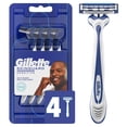 thumbnail image 1 of Gillette Skin Guard Sensitive Disposable Razors for Men, Blue, 4 Razors, 1 of 9