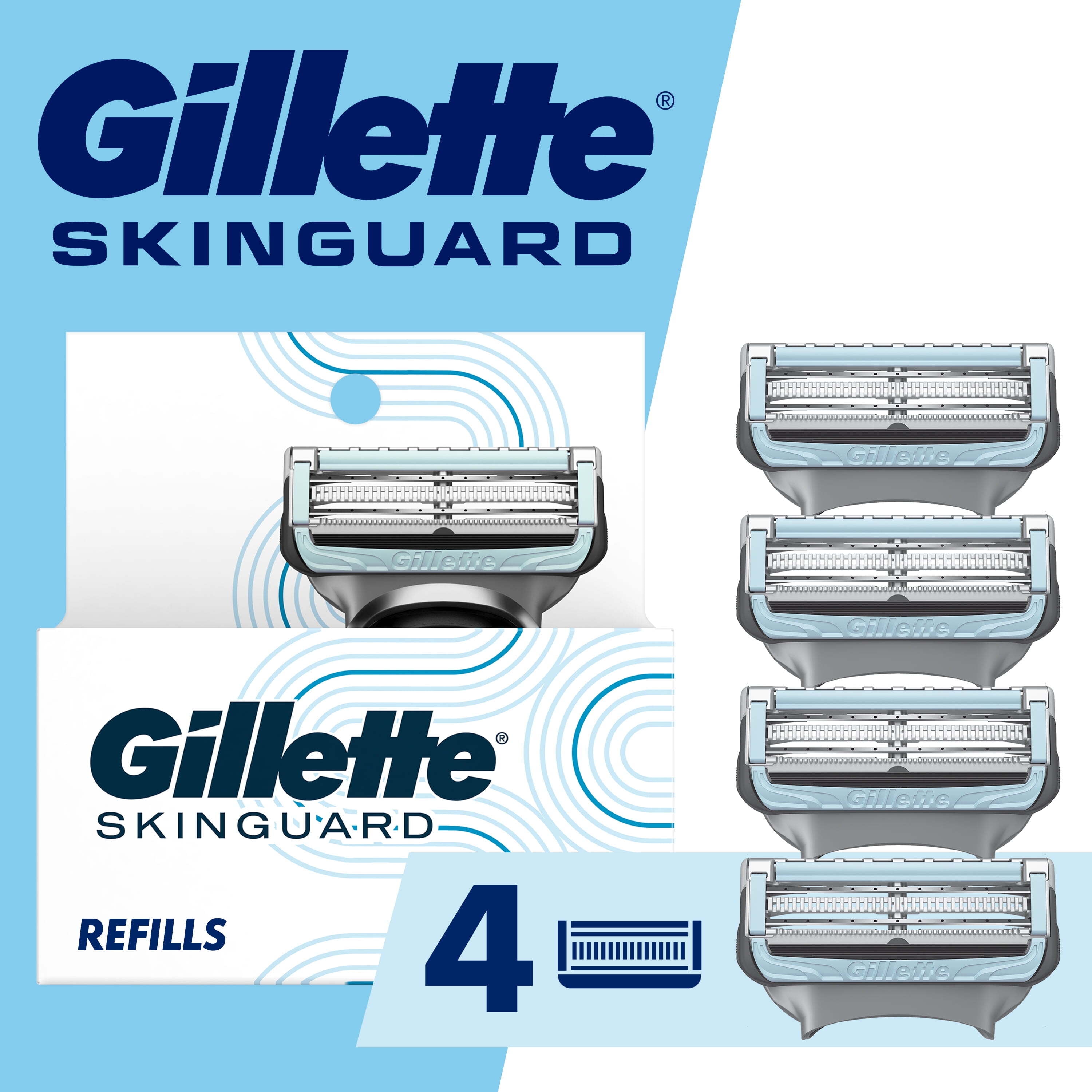 Gillette SkinGuard 替え刃 4個入り Gillette SkinGuard Men's Razor Blades 4 Blade Refills for