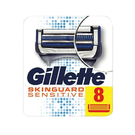 Gillette Skinguard Sensitive Refill Razor Blade Cartridges for Men, 8 ct