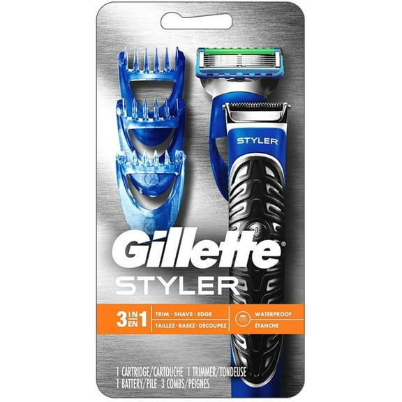 Gillette Styler 3-In-1 Beard Trimmer 1 ea (Pack of 2)