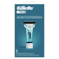 thumbnail image 1 of Gillette TREO Caregiver Razor with Built-in Shave Gel, 8 ct, 1 of 11