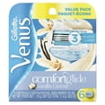thumbnail image 1 of Gillette Venus ComfortGlide Vanilla Creme Razor Blade Refills, 6 ct, 1 of 7