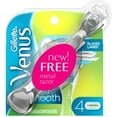 thumbnail image 1 of Gillette Venus Extra Smooth Razor Cartridge with Metal Razor Handle, 4 Count, 1 of 6