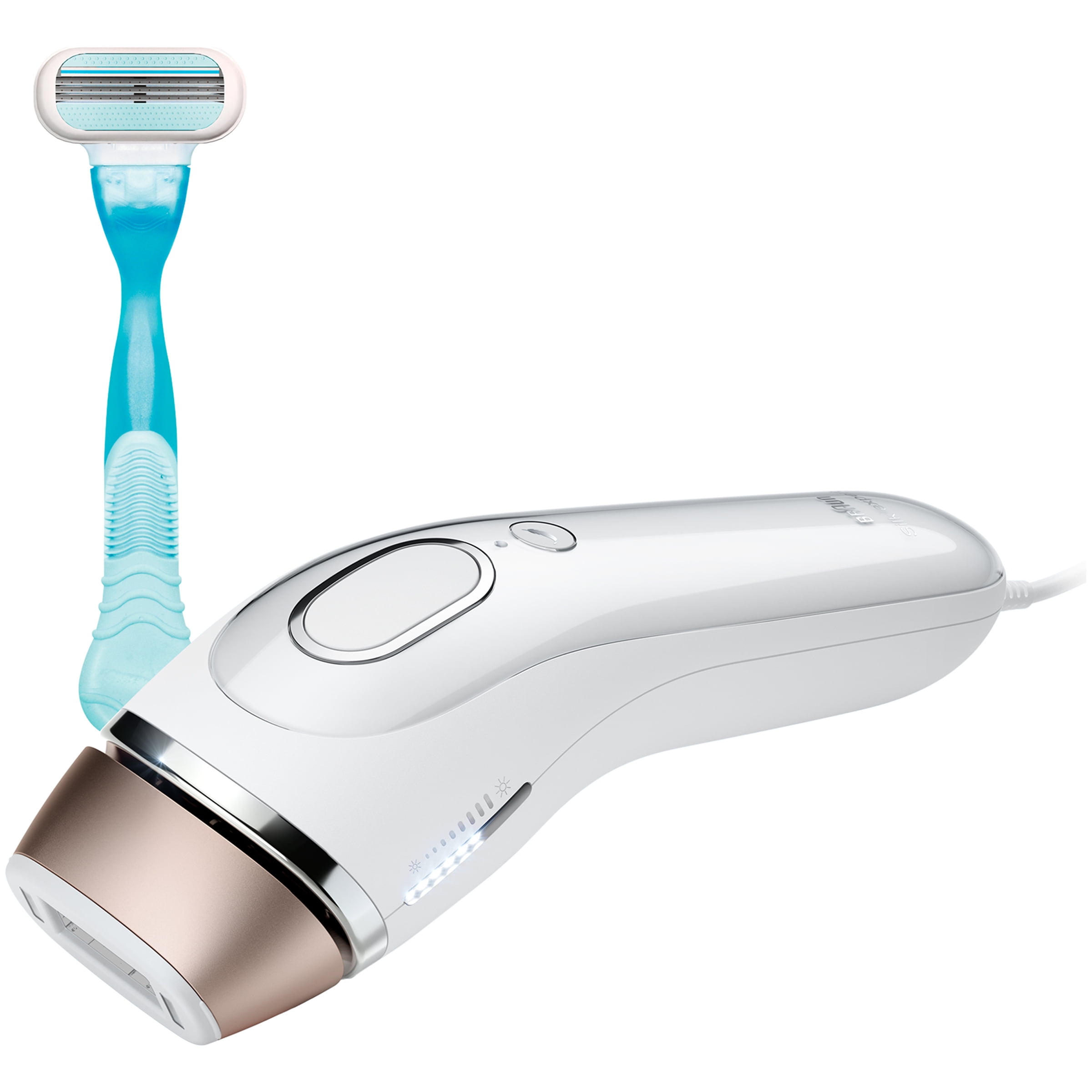 Braun Silk expert Pro 5 IPL Hair Removal System, PL5137 with Venus Swirl  Razor, FDA Cleared - White and Gold