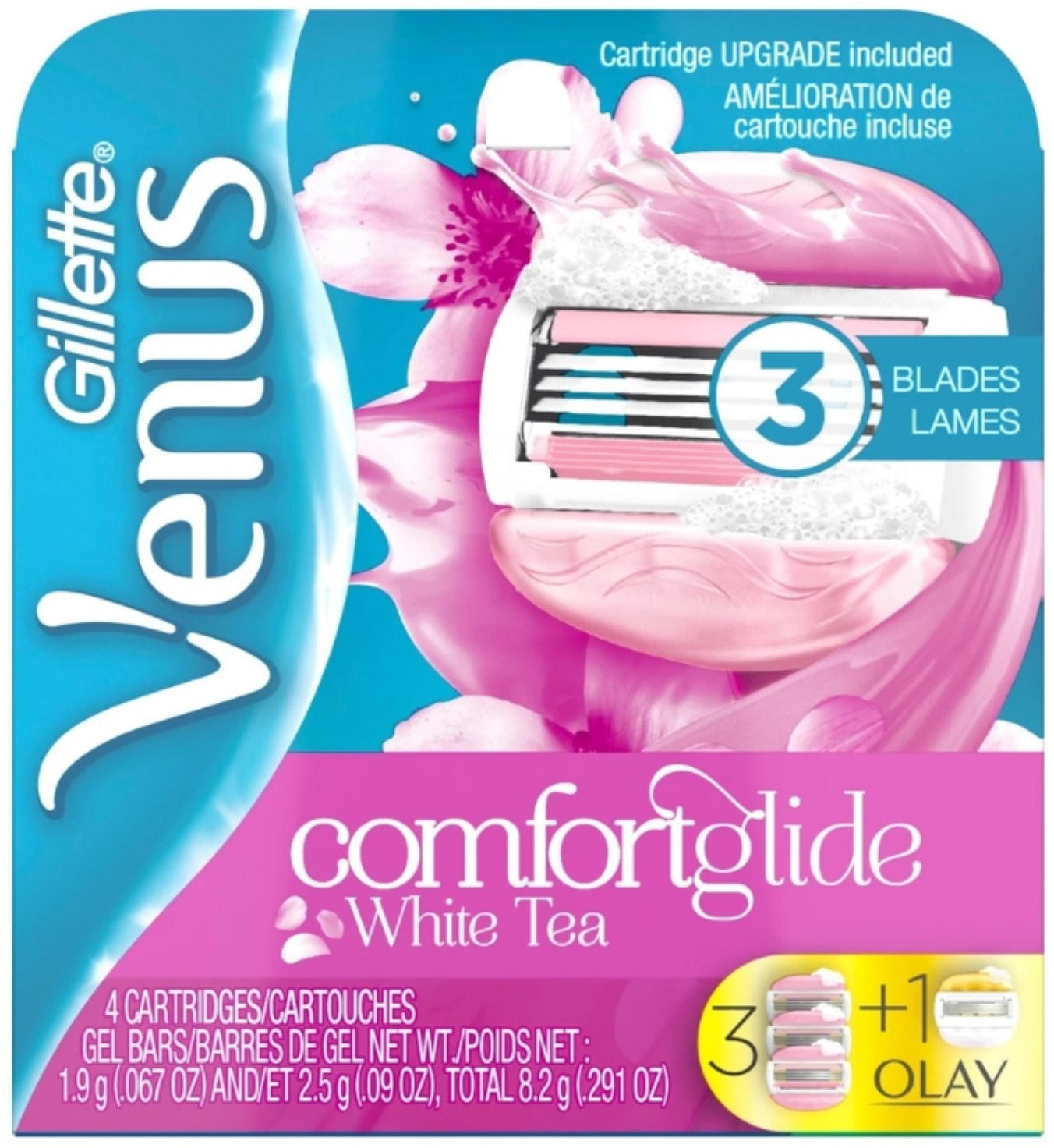 Gillette Venus Spa Breeze Cartridges, 4 ea (Pack of 4)