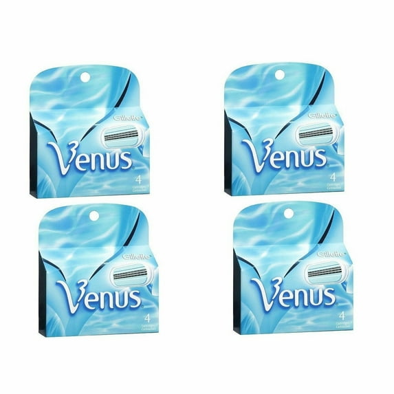 Gillette Venus Women's Refill Razor Blade Cartridges, 4 ct (Pack of 4)